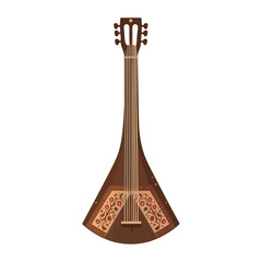 Classical style Balalaika illustration