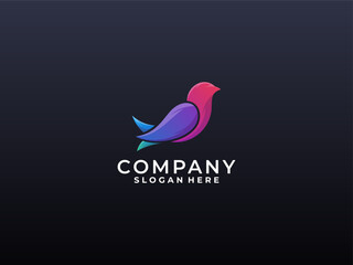 gradient bird logo