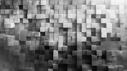 四角形で組み合わせた抽象的な背景素材、ジェネレーティブ、AI