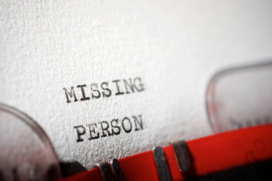 Missing person text