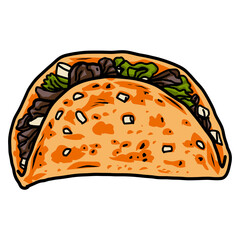 Tacos Birria Taco Quesabirria Drawing Art Illustration