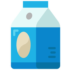 milk box flat icon