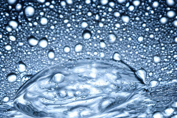 water liquid splash in sphere shape isolated on white background, 8k, Generative AI, Generative, AI