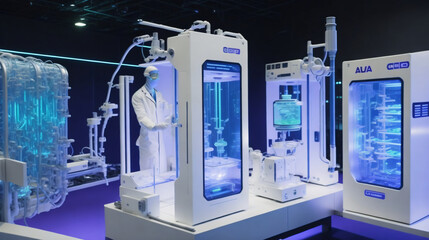Unveil the possibilities of advanced biotechnology. Generated AI