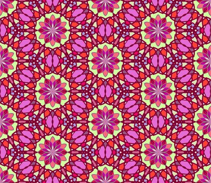 Geometric ethnic oriental seamless pattern traditional design for decoration, card, carpet, wallpaper, clothing, wrapping, batik,  fabric, illustration, background, embroidery style.