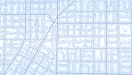 Gps map navigation to own house. City top view. View from above the map buildings. Detailed view of city. Decorative graphic tourist map. Abstract transportation background. Vector, illustration.