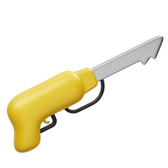 Harpoon Diving Equipment 3D Icon