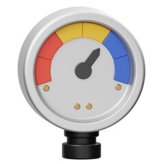 Pressure Diving Equipment 3D Icon