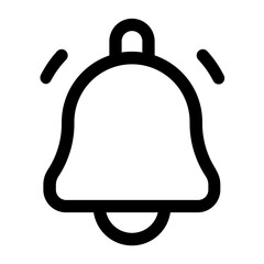 notification bell outline icon
