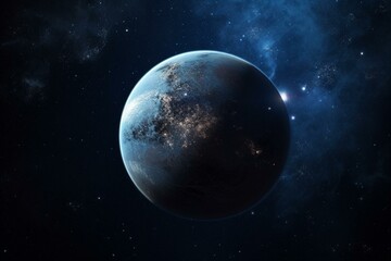 Obraz na płótnie Canvas Planet and cosmos. Generative AI