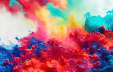 Fototapeta na wymiar Abstract colorful liquid background illustration, Ai generative