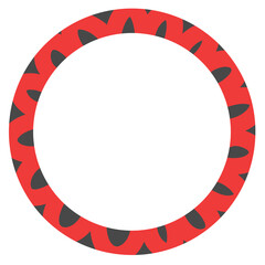 Circle frame in various pastel colors, frame art for business banners