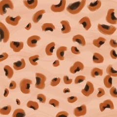 abstract brown color leopard skin hand made background texture