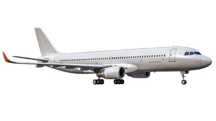 Obraz premium Metro train isolated on transparent background. Generative AI