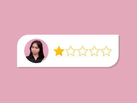 A dissatisfied customer leaving a 1-star negative review in the comment section of a forum, page or online shopping website.