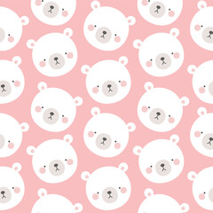 Fototapeta premium Cute farm animals seamless pattern, abstract hand drawn dot background with adorable farm animals vector illustration