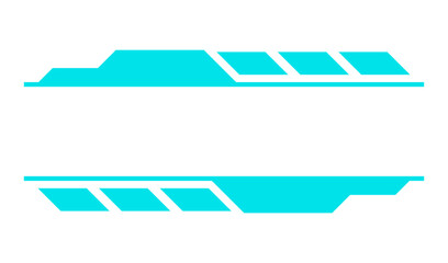 tech border split monogram