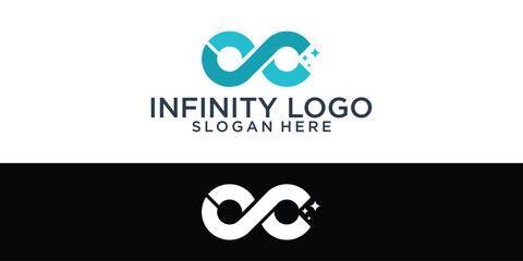 cleaning art design of the infinity logo.