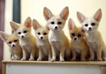 Obraz premium group of puppies