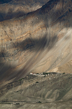 Tibetan temple in the mountain