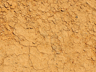 Dry desert cracked ground background