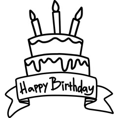 Birthday design elements