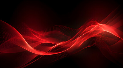 Fototapeta premium Abstract Red Background Generative AI.