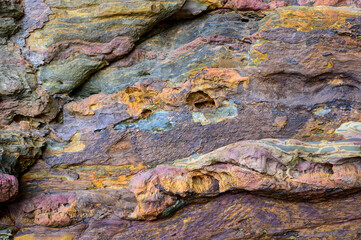 Colorful rust stone textured for background