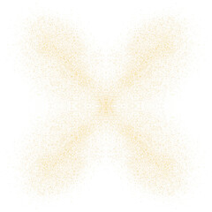 Luxury Sparkles Shiny Gold Powder Glitter PNG Element shape