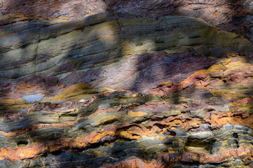Colorful rust stone textured for background