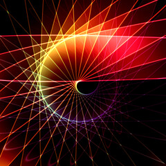 Red fractal background