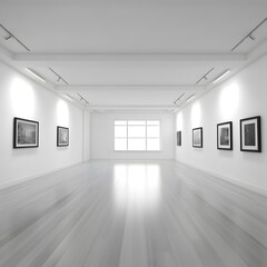 empty white room