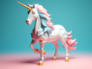 Unicorn Fantasy Illustration AI_Generated