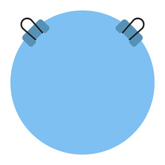 circle paper sticky note