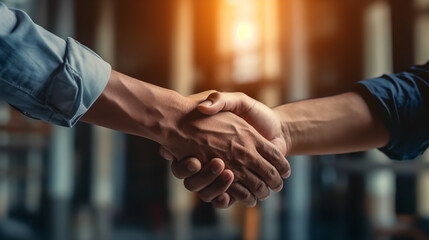 handshake between two people