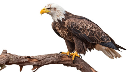 Fototapeta premium golden eagle isolated on white