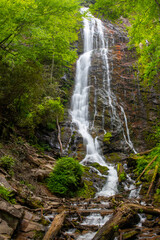 Mingo Falls in Cherokee, North Carolina's Smokey Mountains