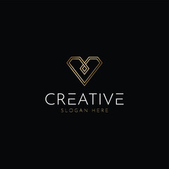 Diamond shape Design a luxury fashion logo, solutions for brand identity designs for startup companies, individuals, etc, 
