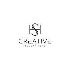 Design a clever monogram SH initials logo, solutions for brand identity designs for startup companies, individuals, etc, letter S
