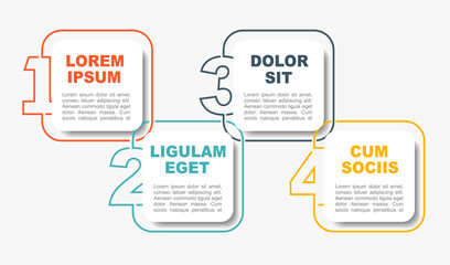 Infographic design template with place for your data. Vector illustration.