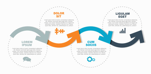 Infographic design template with place for your data. Vector illustration.