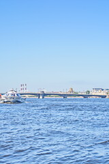 Fototapeta na wymiar boat in the harbor