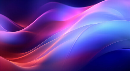 Abstract neon glow background. Generative ai
