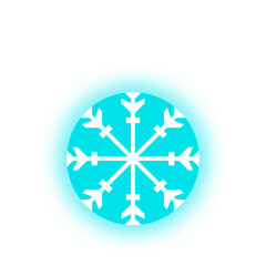 neon light christmas ball