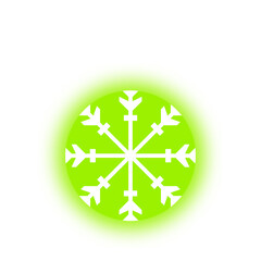 neon light christmas ball