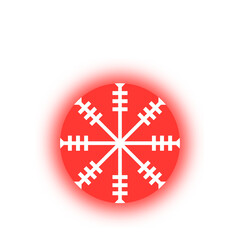 neon light christmas ball