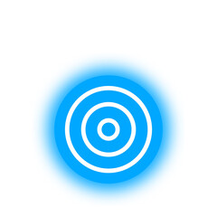 neon light christmas ball