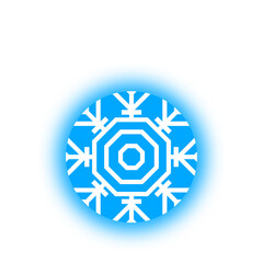 neon light christmas ball