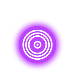 neon light christmas ball