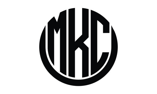 MKC circle letter logo design with circle and ellipse shape. MKC ellipse  letters with typographic style. The three initials form a circle logo. MKC  Ci Stock Vector Image & Art - Alamy